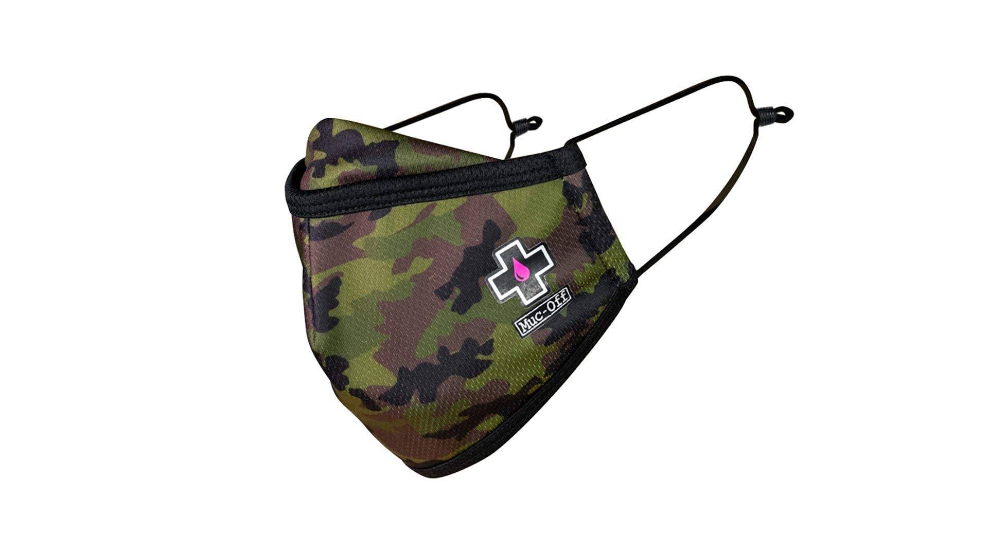 Muc-Off Wiederverwendbarer Mundschutz Kinder Dr X Camo– Maske mit Filter – Masken Mundschutz mit Verstellbaren Trägern mit Staubfilter in der Mittleren Schicht – Mundschutz Waschbar bis zu 20 Mal von Muc-Off