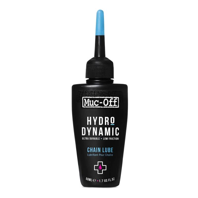 Muc-Off Hydrodynamic Chain Lube Kettenöl Fahrrad, 50 ml - Besonders Dauerhaftes, Reibungsarmes Schmierfett Kettenfett, Kettenspray Fahrrad - Für Alle Wetterbedingungen Geeignet von Muc-Off