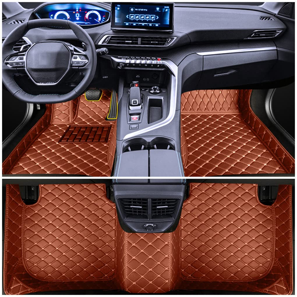 Custom Auto Fußmatten für 99% Automodelle Fussmatten All-Schutz Leder wasserdichte Auto Zubehör braun Custom Auto Fußmatten für 99% Automodelle Fussmatten All-Schutz Leder wasserdichte Auto Zubehör braun von Muchkey