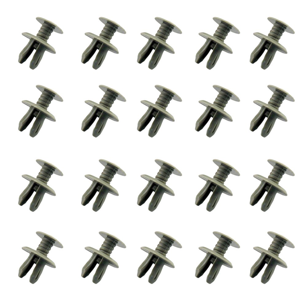 Muchkey® Kunststoffschraube Kunststoffzierclips Kunststoffnieten Panel Lining Clips 20 Stücke von Muchkey