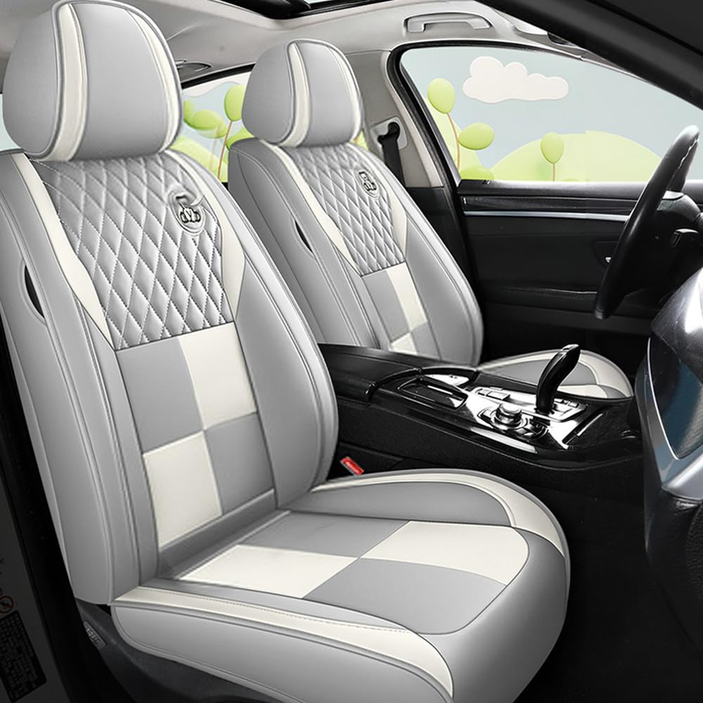 Muchkey Auto Sitzbezüge Set kompatibel mit Hyundai für Kona/EV Vordersite und Rücksitze Sitzauflagen Auto Zubehör Innenraum,MH178,Farbe Grau Muchkey Auto Sitzbezüge Set kompatibel mit Hyundai für Kona/EV Vordersite und Rücksitze Sitzauflagen Auto Zubehör Innenraum,MH178,Farbe Grau von Muchkey