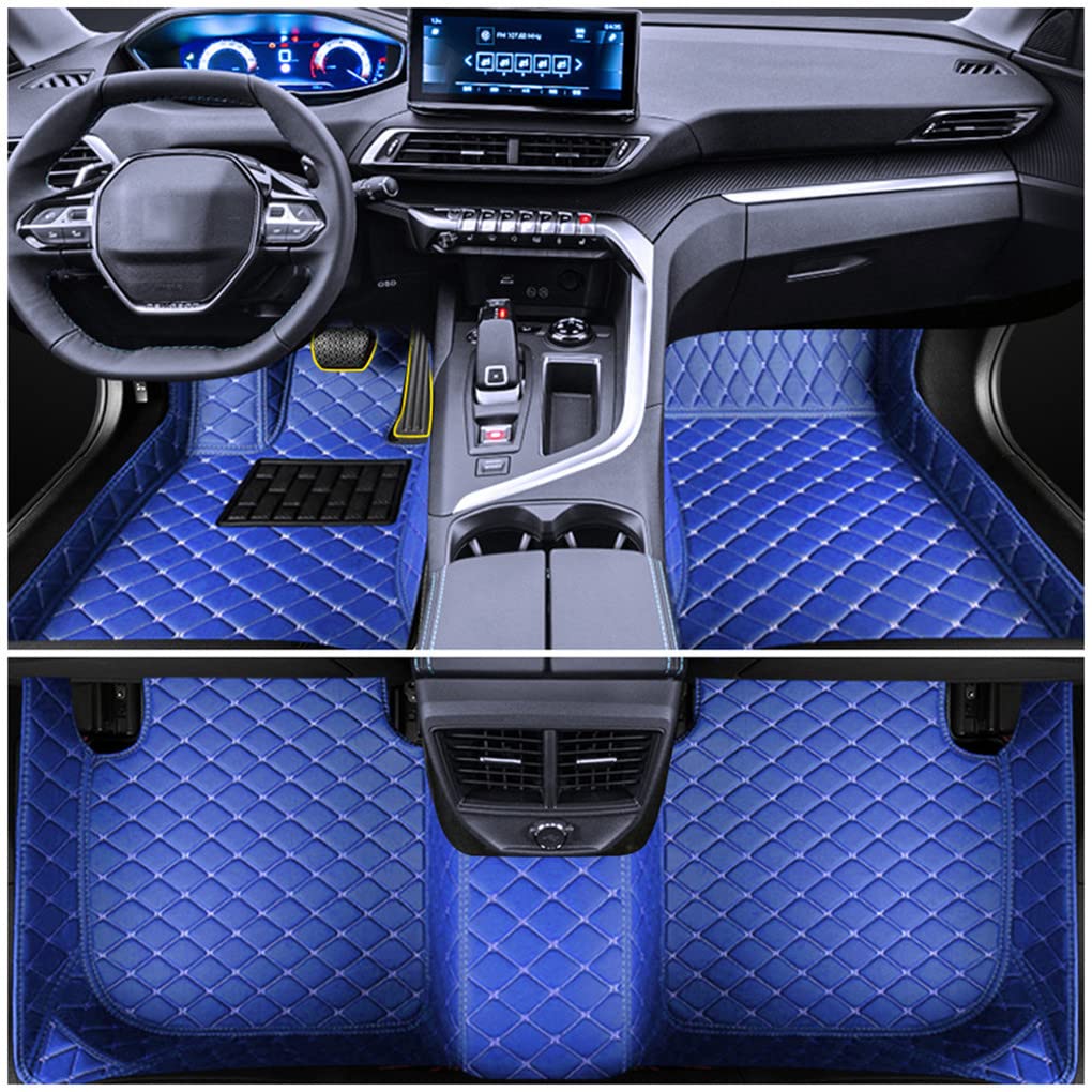 Muchkey Custom Auto Fußmatten für 99% Automodelle Fussmatten All-Schutz Leder wasserdichte Auto Zubehör Blau Muchkey Custom Auto Fußmatten für 99% Automodelle Fussmatten All-Schutz Leder wasserdichte Auto Zubehör Blau von Muchkey