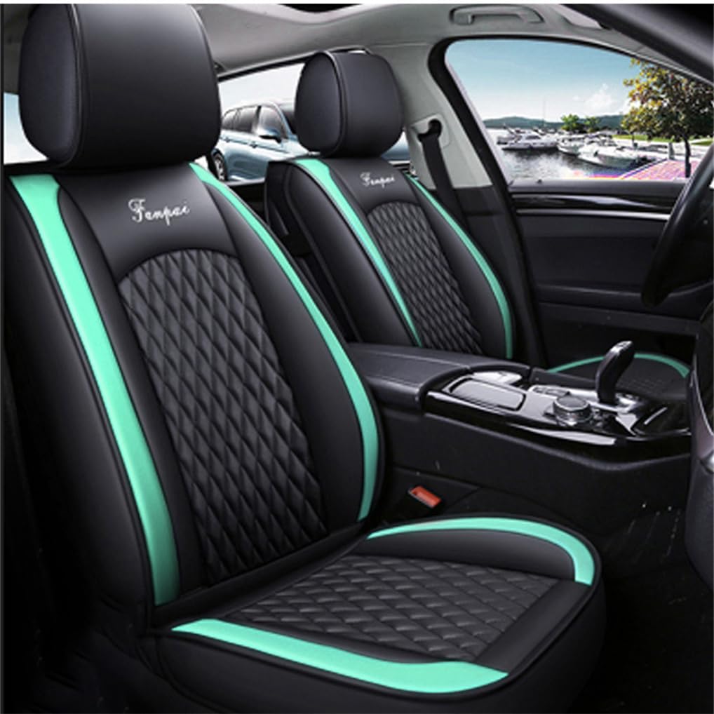 Muchkey Sitzbezug Auto Vordersitze für Ford Kuga ST-line ST line Fahrersitz und Beifahrer Sitzbezügesets Sitzbezüge & Auflagen zubehör Innenraum AYCT0008 Farbe schwarz grün Muchkey Sitzbezug Auto Vordersitze für Ford Kuga ST-line ST line Fahrersitz und Beifahrer Sitzbezügesets Sitzbezüge & Auflagen zubehör Innenraum AYCT0008 Farbe schwarz grün von Muchkey