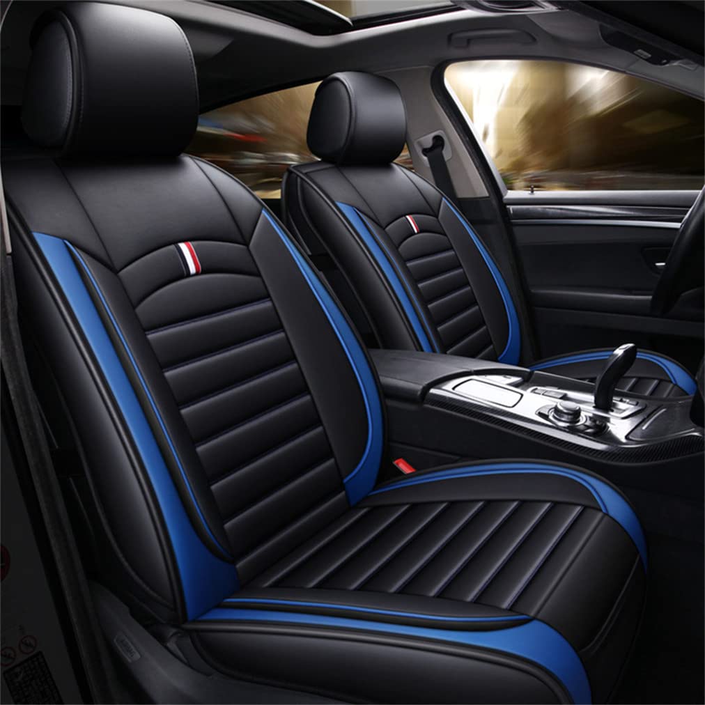 Muchkey Sitzbezug Auto Vordersitze für SEAT Ateca Fahrersitz und Beifahrer Sitzbezügesets Sitzbezüge & Auflagen zubehör Innenraum Farbe Schwarz Blau Muchkey Sitzbezug Auto Vordersitze für SEAT Ateca Fahrersitz und Beifahrer Sitzbezügesets Sitzbezüge & Auflagen zubehör Innenraum Farbe Schwarz Blau von Muchkey