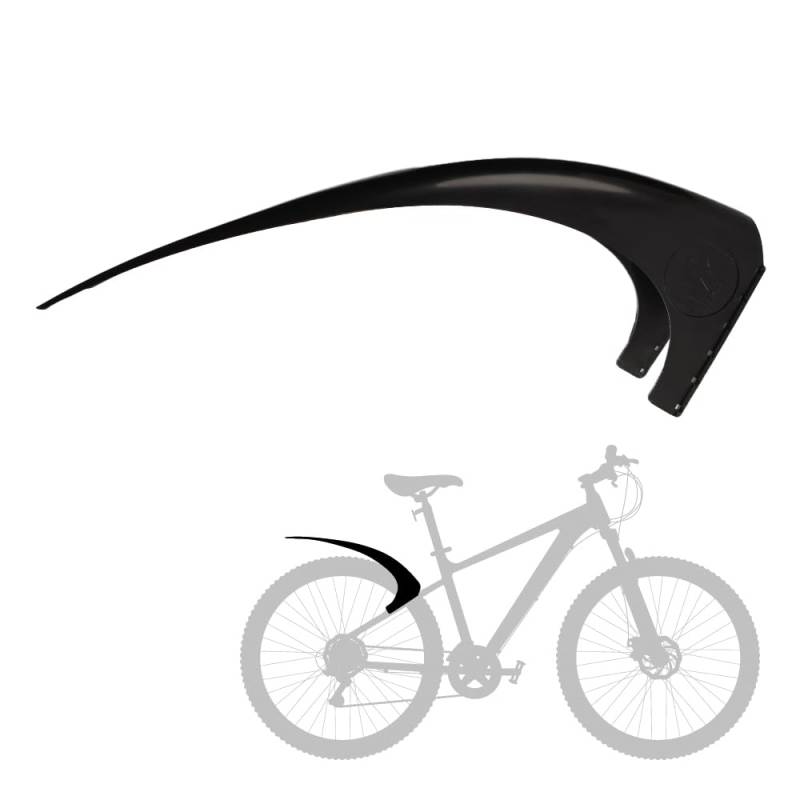 Mudhugger Radsport Standard Hinterradkotflügel, Schwarz, Einheitsgröße, MMU03 von Mudhugger