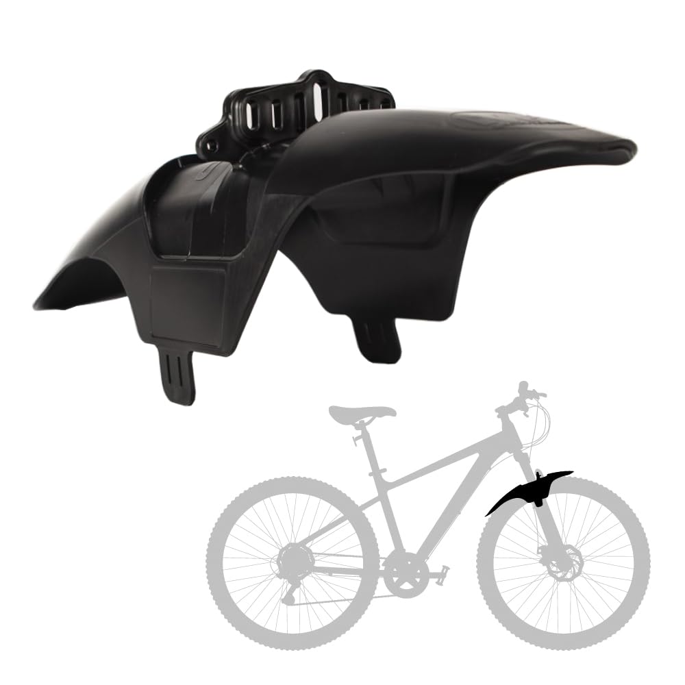 Mudhugger EVO Bolt On Schutzblech Kurz für Fox Gabeln, schwarz, unisize von Mudhugger