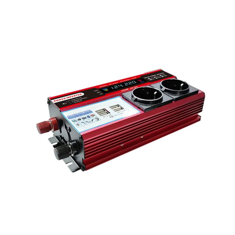 Mulcort Solar Power Inverter High Efficiency Sine Wave Inverter Home Car RV Solar Power Converter with LCD Display 650W von Mulcort