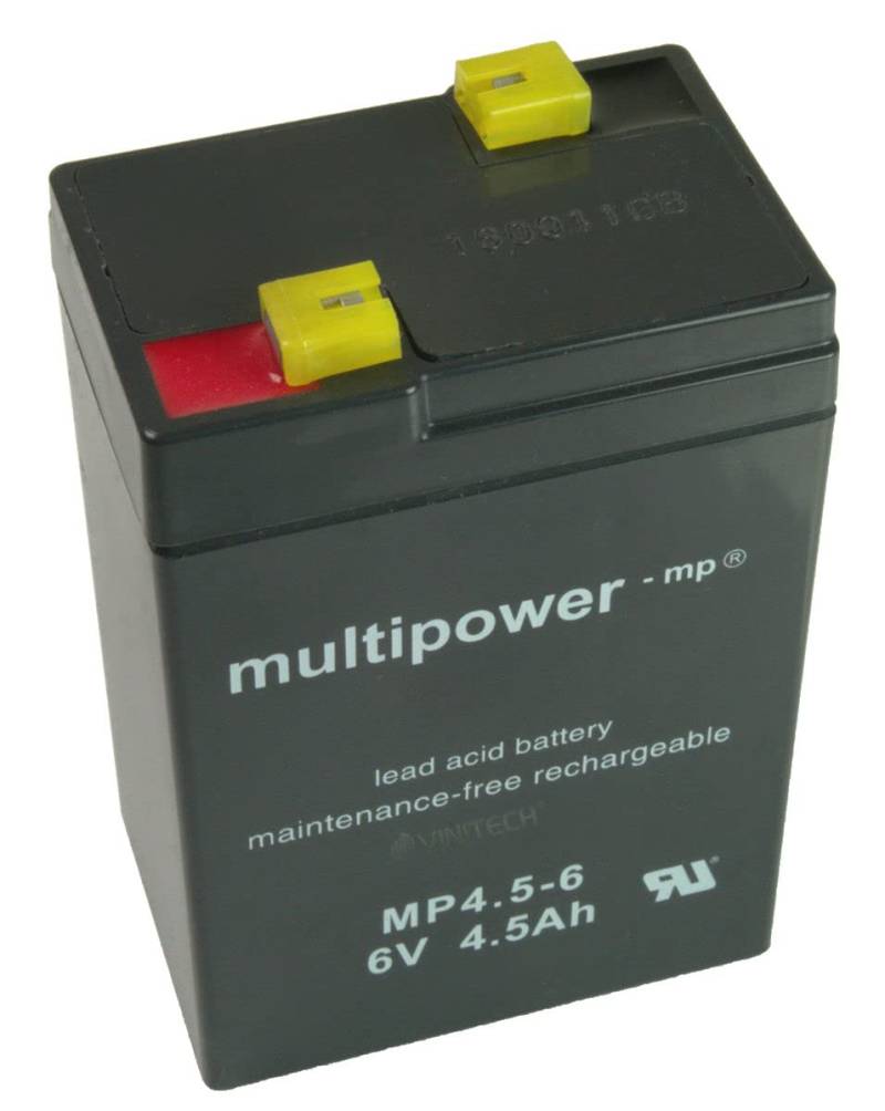 MULTIPOWER BLEI GEL AKKU BATTERIE 6V / 4,5Ah von HOpGdd