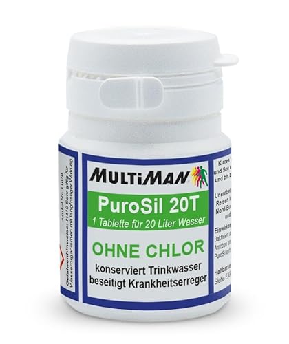 Multiman PuroSil 20 Tabletten (Inhalt 100 Tabletten) von Multiman