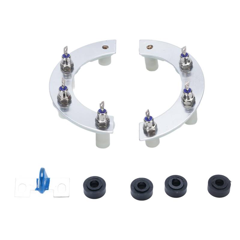 RSK1001 Generator Diode Rotierender Gleich Richter Kit, Elektronisches Generator-Brücken-Gleich Richter Dioden Rad mit Zubehör für Bürstenlosen Generator von Mumusuki