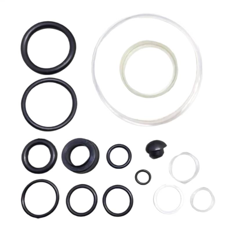 Wagenheber Dichtungssatz, 15pcs O Ring Horizontal Wagenheber Öldichtung Komplettset Reparatursatz Zubehör, Auto Reparaturwerkzeuge von Murman