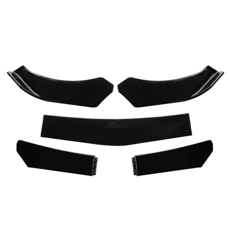 Muyilanc 5 Stück Auto Universal Frontlippe Kinn Stoßstange Splitter Spoiler Stufendesign Auto Modifizierte Spoilerteile von Muyilanc