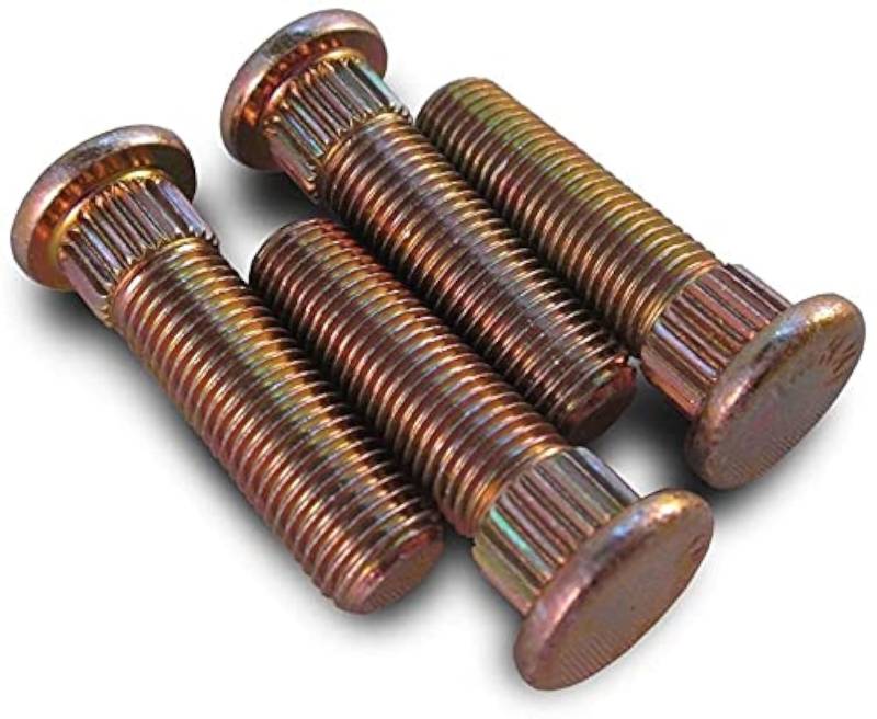 Muzzys Radbolzen 7517871 (4er-Set) passend für: 2002–2025 Polaris RZR Ranger Sportsman ACE XP XP4 Crew Trail 570 800 900 3/8 Zoll x 24 Gewinde x 4,4 cm lang von Muzzys