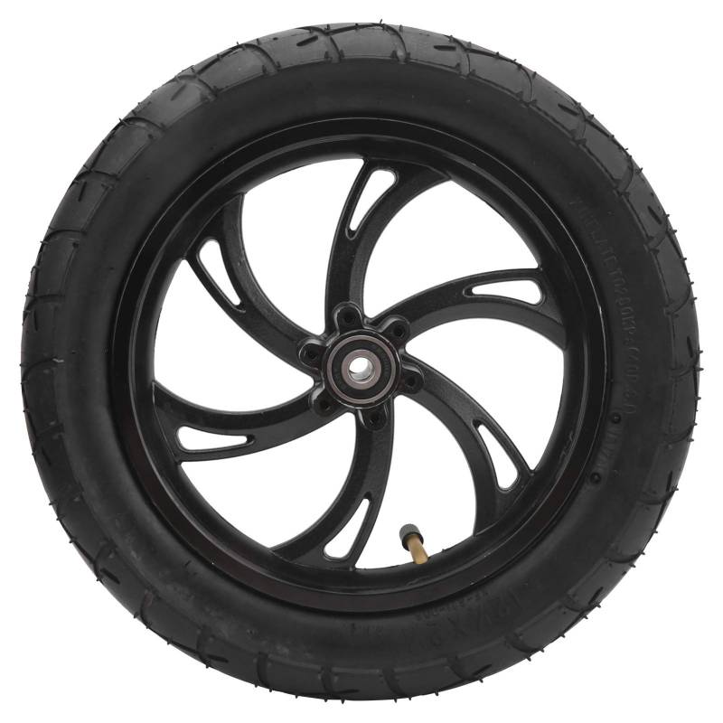 12-Zoll-Radreifen Elektroroller Gummireifen Anti-Rutsch-Reifen-Scooter-Rad mit Vollreifen-Nabe aus Aluminium, Elektroroller von Mxzzand