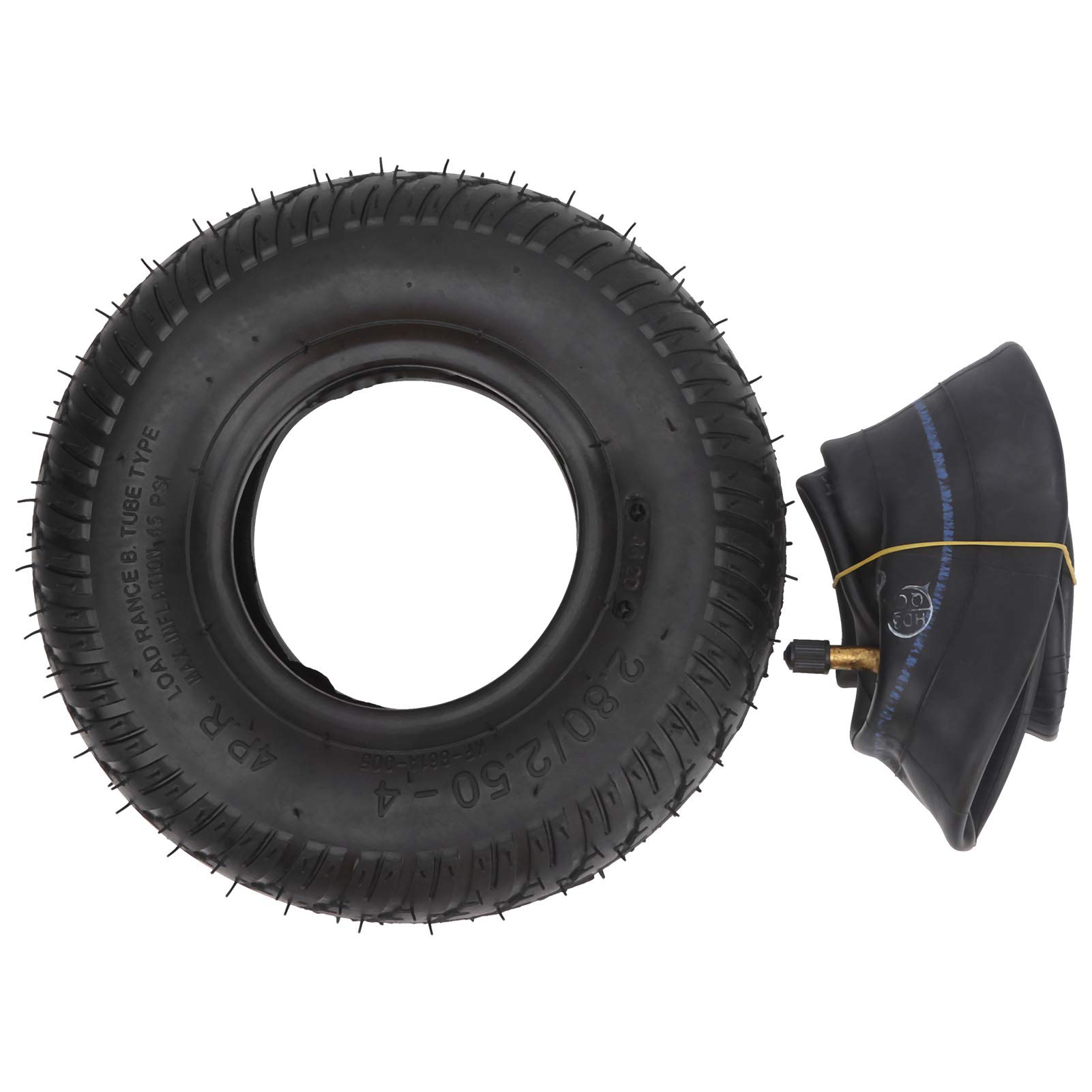2.80‑2.50‑4 Reifen und Innenschlauch Ältere Mobilität Scooter Wheel Reifen Innenschlauch Aufblasbarer Gummireifen, Elektroroller von Mxzzand