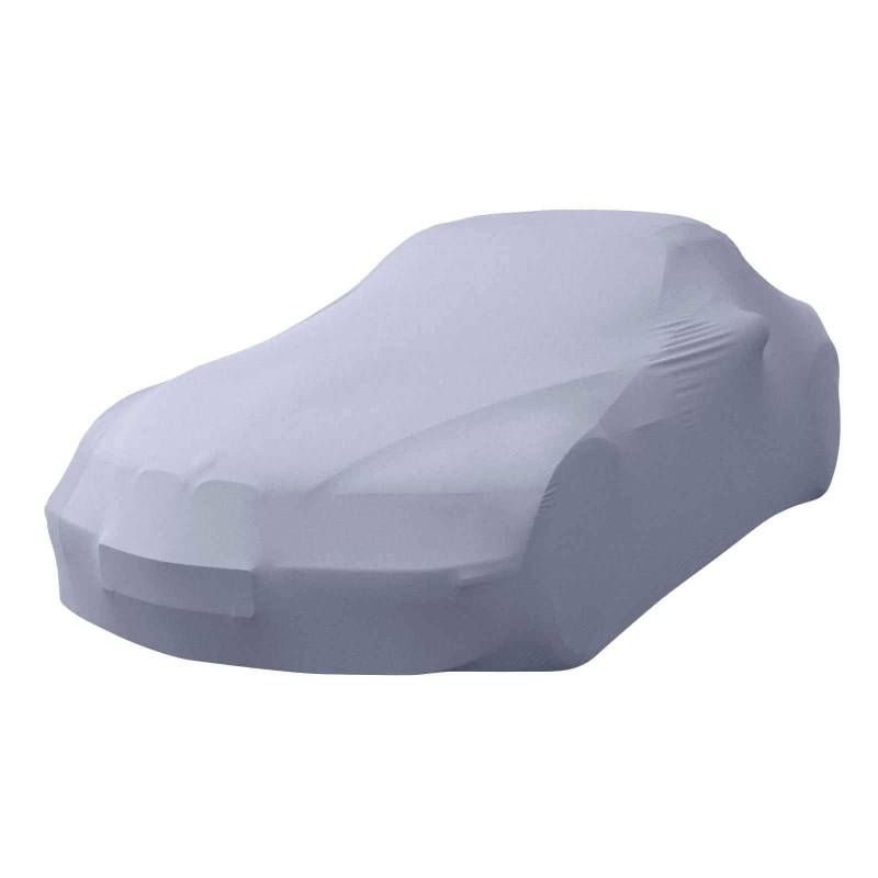 Autoplane passend für Dodge Challenger Coupe Premium Indoor Plane formanpassend atmungsaktiv aus Stoff in Grau von MyCarCover