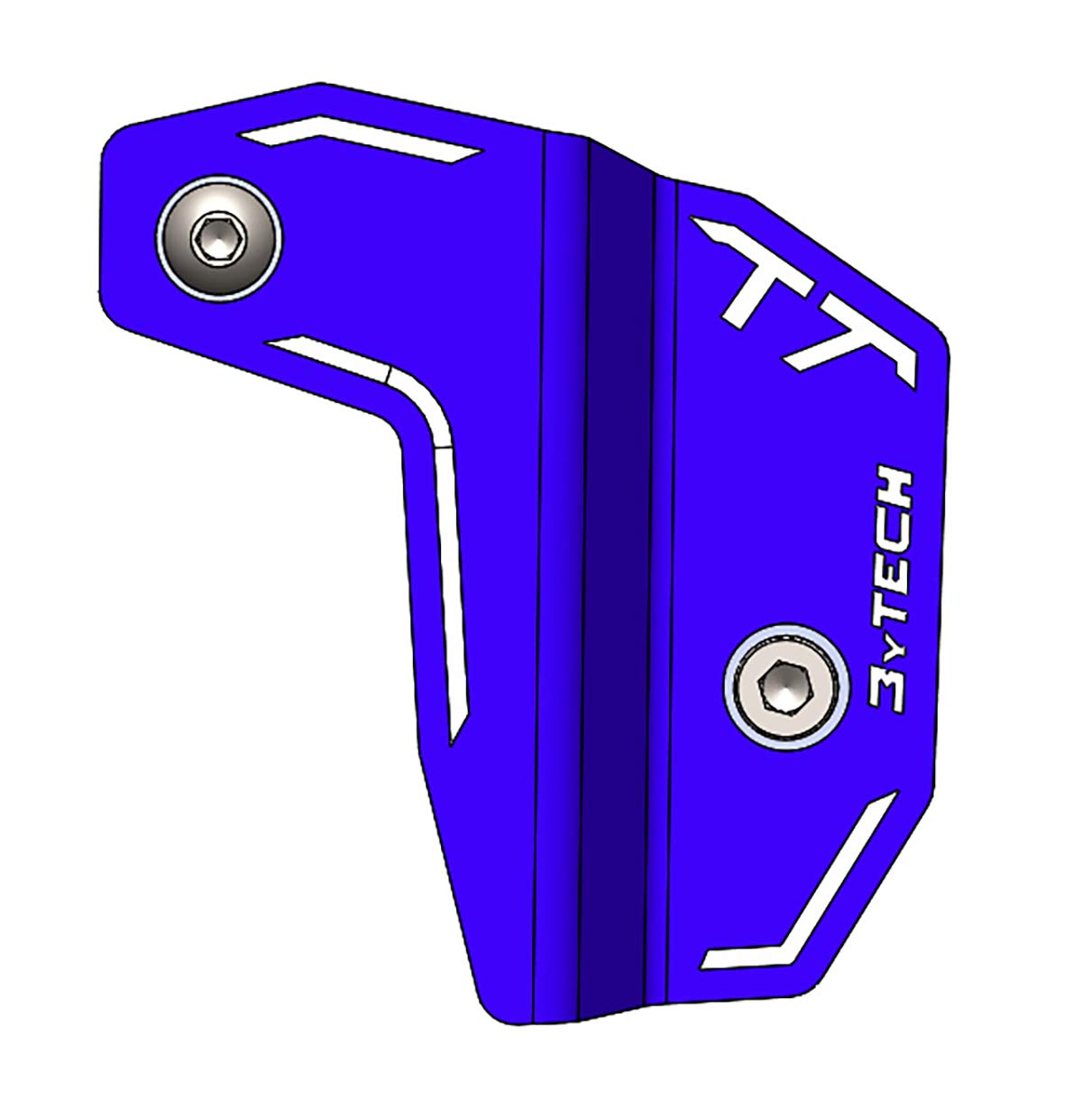 MyTech - Linker Fersenschutz aus eloxiertem Aluminium - Tenere 700 (Blau) von MyTech