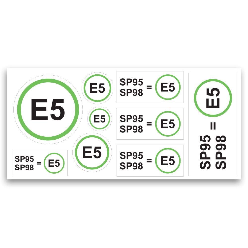 Mygoodprice Stickerbogen Benzin SP95 SP98 E5 neuer Kraftstoff, Vinyl, Grün, Minimalistisch, Stickerbogen, Sticker Mygoodprice Stickerbogen Benzin SP95 SP98 E5 neuer Kraftstoff, Vinyl, Grün, Minimalistisch, Stickerbogen, Sticker von Mygoodprice