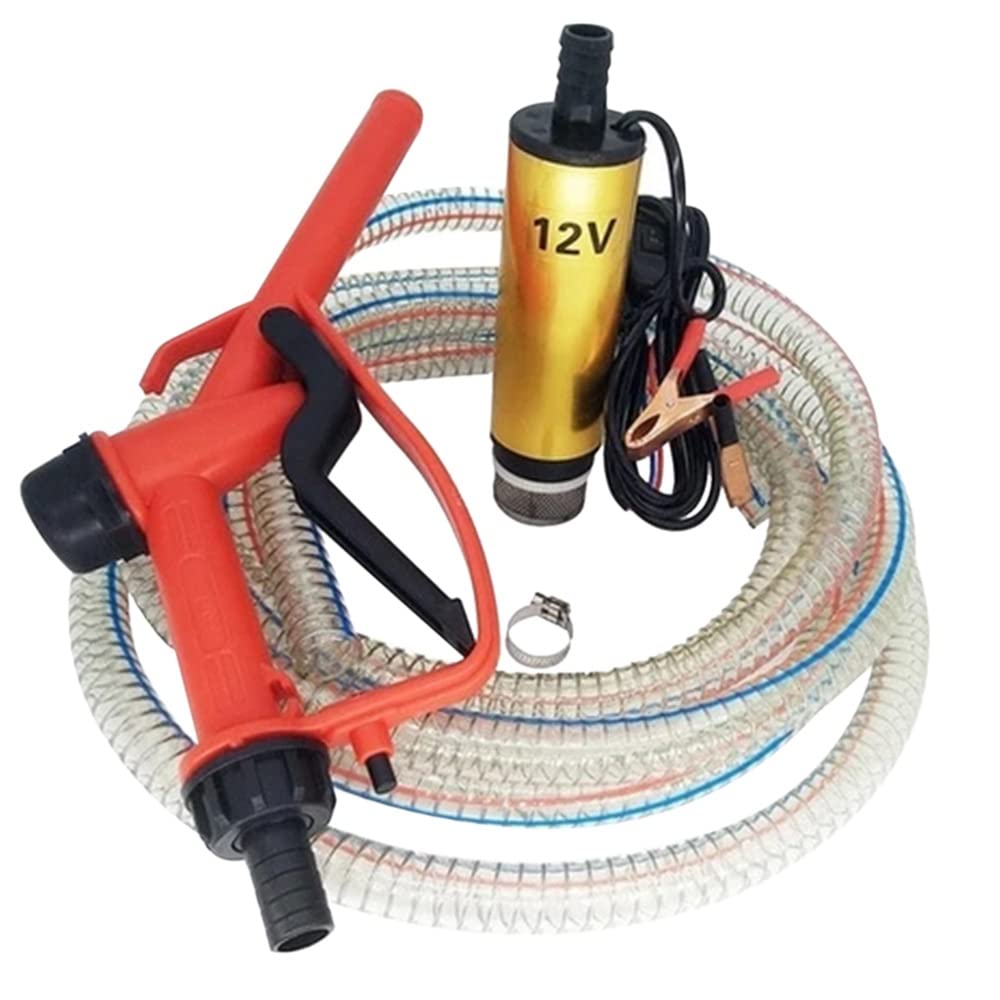 Myingaou DC 12V Ölpumpe Elektrische Ölpumpe Betankungsdüsen Set Elektrische Tauchölpumpe mit 5M Rohr und 5M Kabel Myingaou DC 12V Ölpumpe Elektrische Ölpumpe Betankungsdüsen Set Elektrische Tauchölpumpe mit 5M Rohr und 5M Kabel von Myingaou