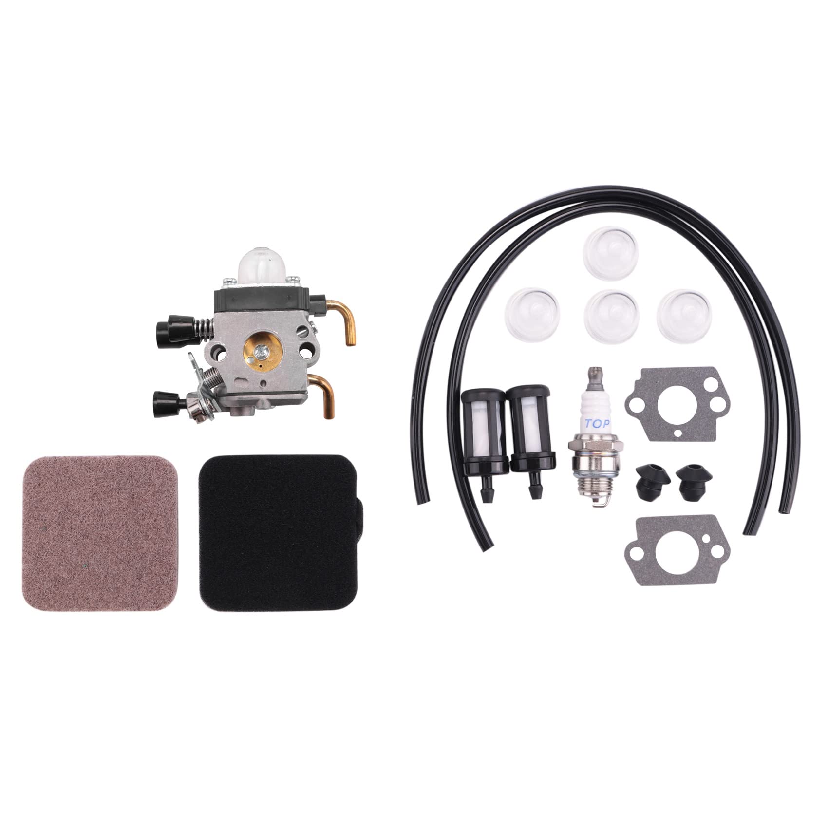 Myingaou FS85 FS80 Vergaser für FS75 FS80R FS85 FS85R FS85T FS85RX Rasentrimmer Weedeater C1Q-S97 Vergaser W/Kraftstoff-Repower Kit Luftfilter Myingaou FS85 FS80 Vergaser für FS75 FS80R FS85 FS85R FS85T FS85RX Rasentrimmer Weedeater C1Q-S97 Vergaser W/Kraftstoff-Repower Kit Luftfilter von Myingaou