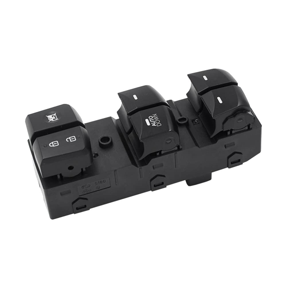 Myingaou Für Hyundai Elantra 2011 2012 2013 2014 2015 Power Master Fensterheber Steuerschalter LHD 93570-3X000 Schwarz Myingaou Für Hyundai Elantra 2011 2012 2013 2014 2015 Power Master Fensterheber Steuerschalter LHD 93570-3X000 Schwarz von Myingaou