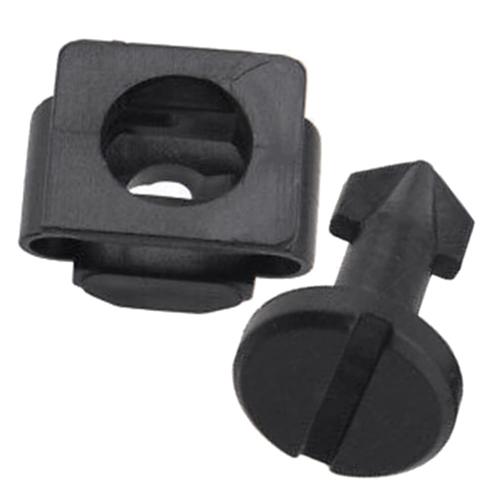 Myingaou Motorabdeckung Unterschale Radlaufschraube Kunststoff schwarz für 91501-SS8-A01, 91601-SS8-A01 Myingaou Motorabdeckung Unterschale Radlaufschraube Kunststoff schwarz für 91501-SS8-A01, 91601-SS8-A01 von Myingaou