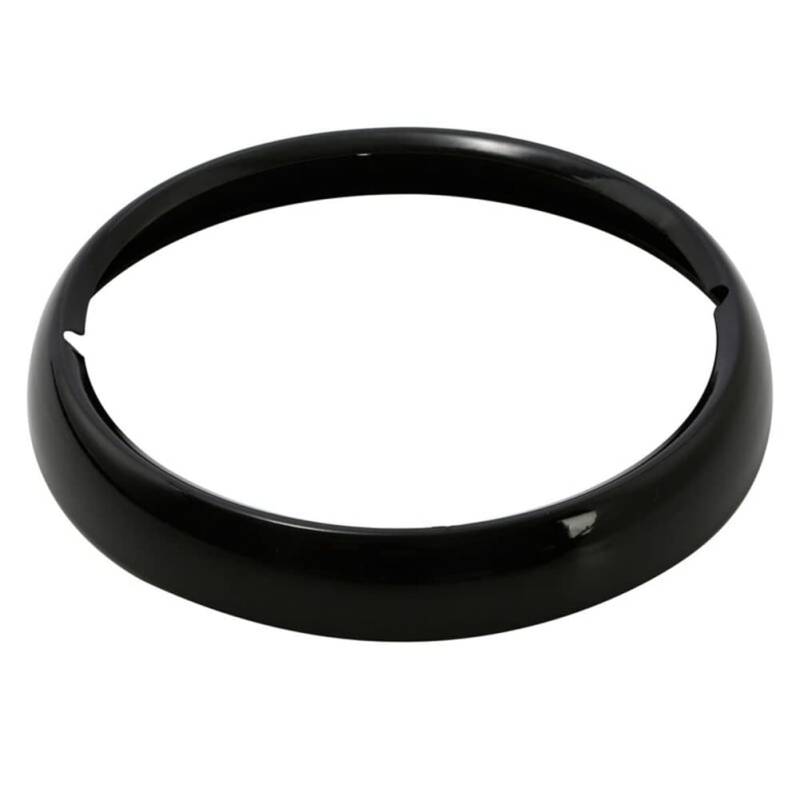 Myingaou Motorrad schwarz 17,8 cm Scheinwerfer-Verkleidungsring für Touring Glide Street Glide Road King von Myingaou