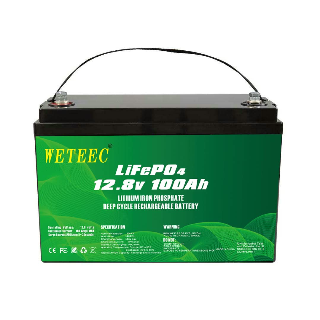 Lifepo4 Batterie 12V 100AH Lithiumeisenphosphat akku, statt Auto-AGM-Batterie,für Solarstrom Energiespeichersystem, Marine,USV, RV Lithium Ionen Batterie, Mobility Scooter Battery von Myrate