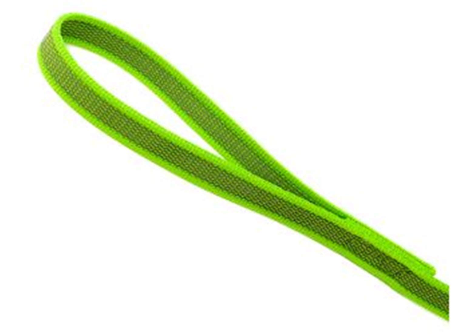 Mystique® Gummierte Leine 12mm mit Handschlaufe Standard Karabiner neon grün 3m von Mystique