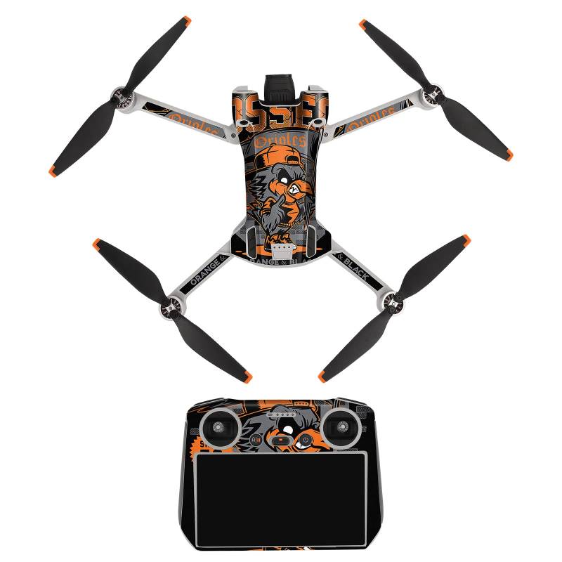 Aufkleber kompatibel für DJI Mini 3 Pro, Schutzfolie für Drohnen Körper und Fernbedienung (1) von N+B