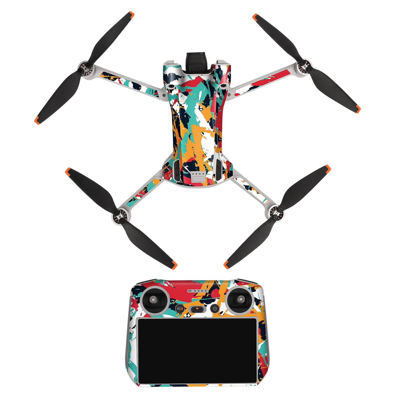 Aufkleber kompatibel für DJI Mini 3 Pro, Schutzfolie für Drohnen Körper und Fernbedienung (5) von N+B