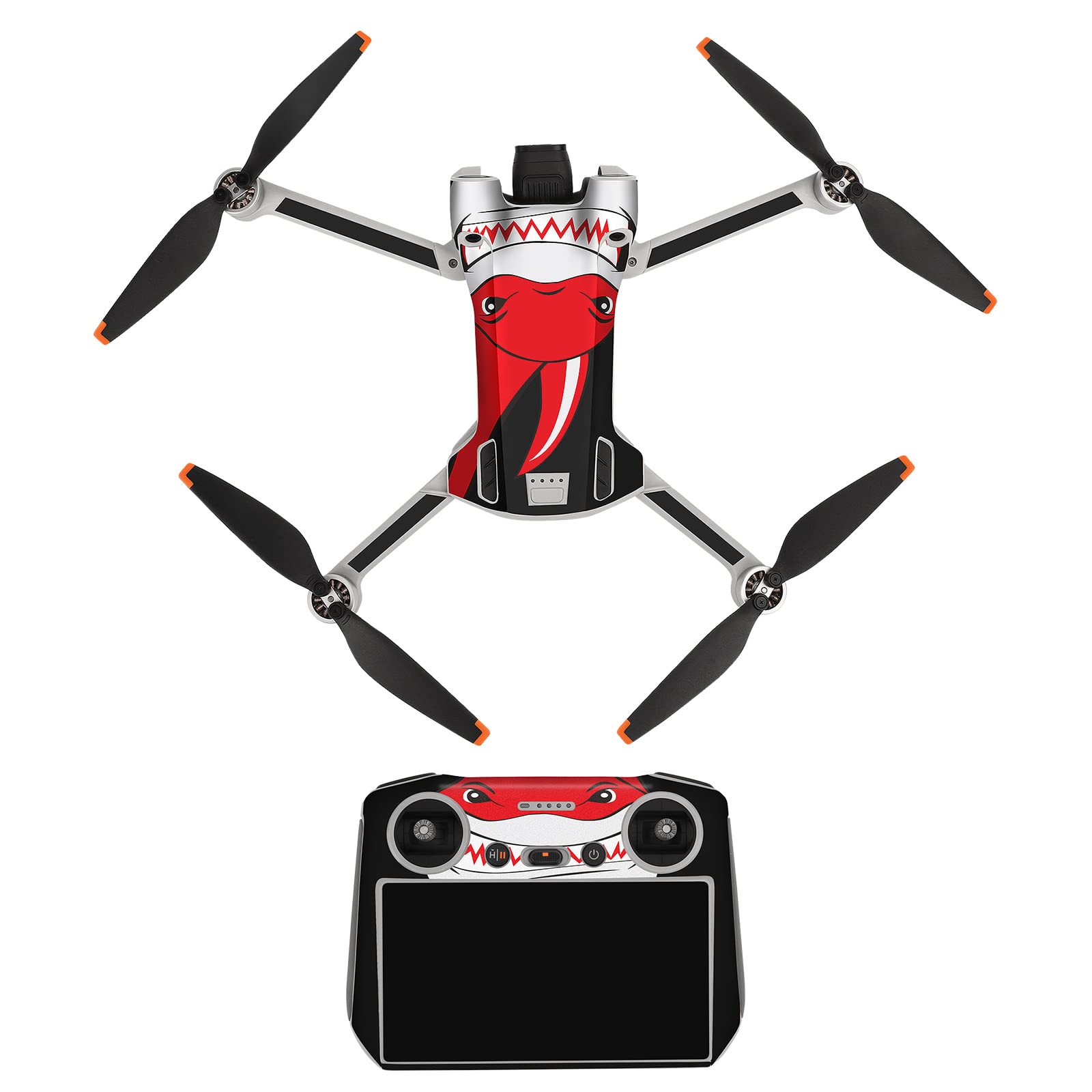 Aufkleber kompatibel für DJI Mini 3 Pro, Schutzfolie für Drohnen Körper und Fernbedienung (6) von N+B