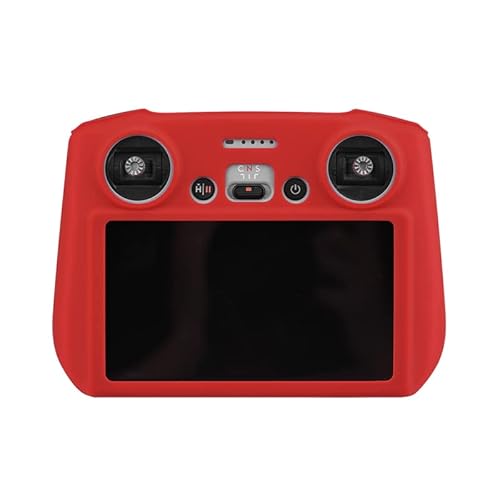 Schutzhülle für DJI Mini 3 Pro RC-Fernbedienung, Silikonhülle, kratzfeste Schutzhülle, Drohnenzubehör (rot) von N+B