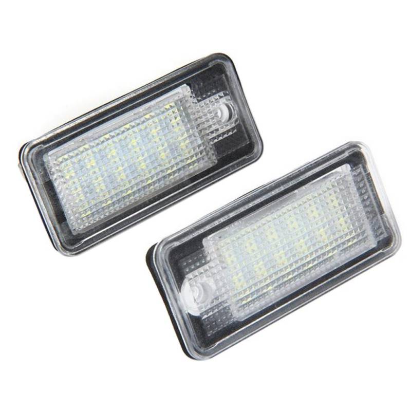 1 Paar LED Auto Kennzeichenbeleuchtung Lampen für Audi A3 A4 B6 B7 A6 A8 Q7 von N\A