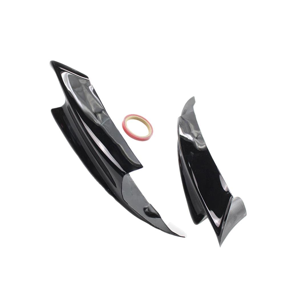 NC Splitter Stoßstange Spoilerlippe Ersatz für E90 E92 E92 M3 Zubehör, Schwarz glänzend von NC
