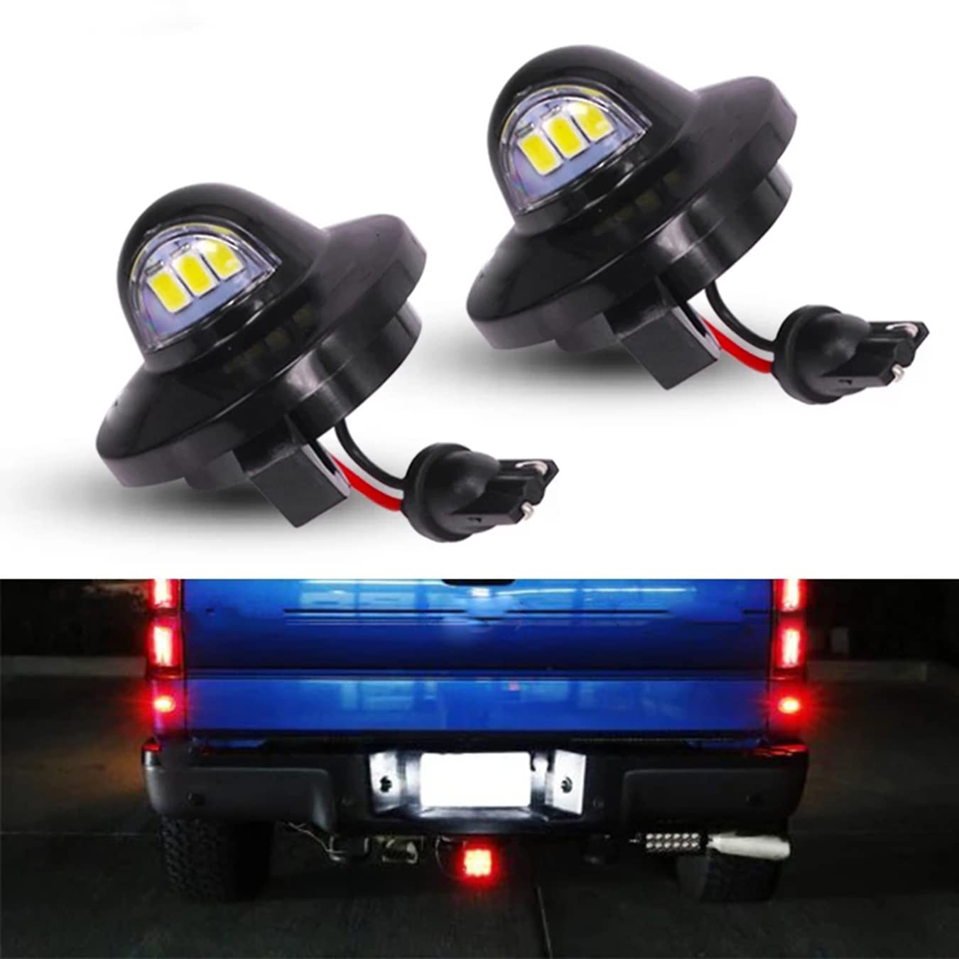 2 STÜCKE LED Kennzeichenbeleuchtung 12 V für Ford F150 F550 F450 F250 R-anger für Lin-coln Heritage Expedition Explorer von DHCN