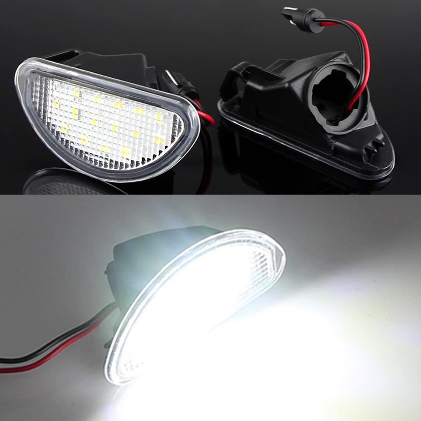 2x LED Autokennzeichenbeleuchtung für T-oyota A-ygo MK I 2005-2014 AB10 Autozubehör von DHCN