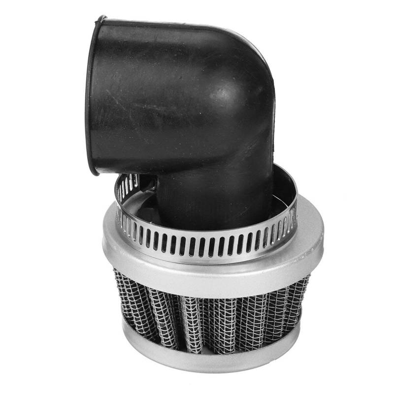 35 mm / 38 mm 90 Grad gebogener, abgewinkelter Luftfilterreiniger für 90 cc 110 cc PIT Quad Dirt Bike (38 mm) von N/W