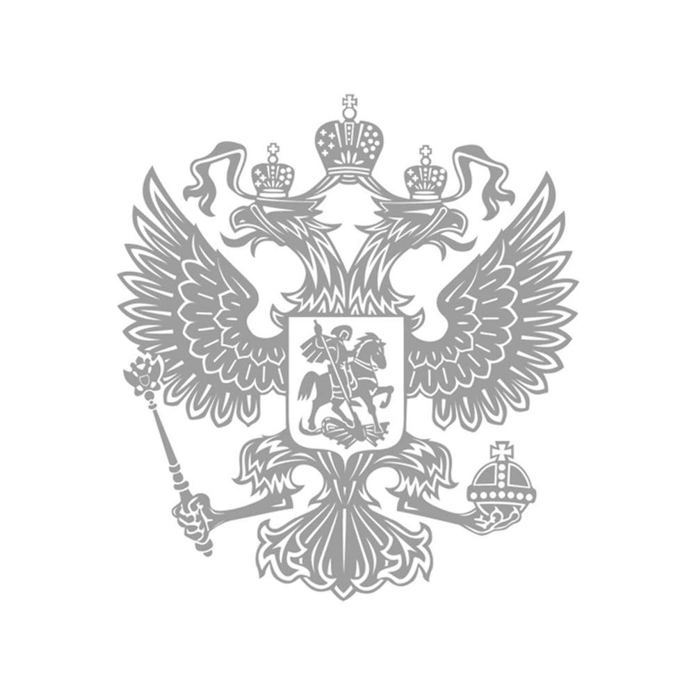 N-K Russisches Wappen Adler Krone Metall Auto-Styling Aufkleber Emblem Dekor - Silber Exquisite Verarbeitungeconomical von N-K