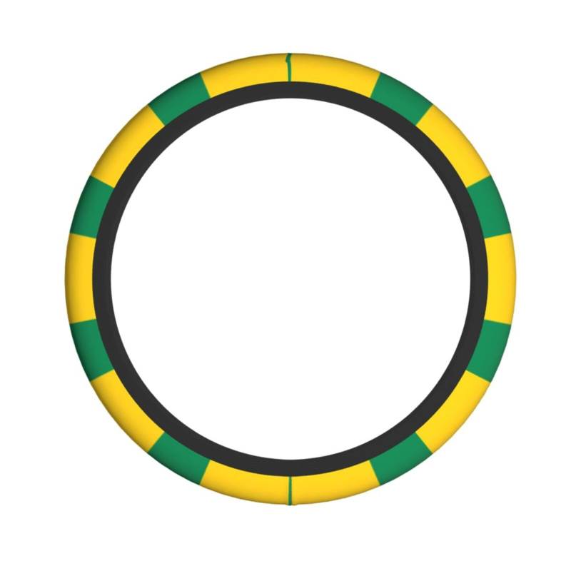 Lenkradbezug mit Flagge von Benin, Lenkradschutz, rutschfester Griff für Männer und Frauen, 37,8 - 48,1 cm von NABEAR