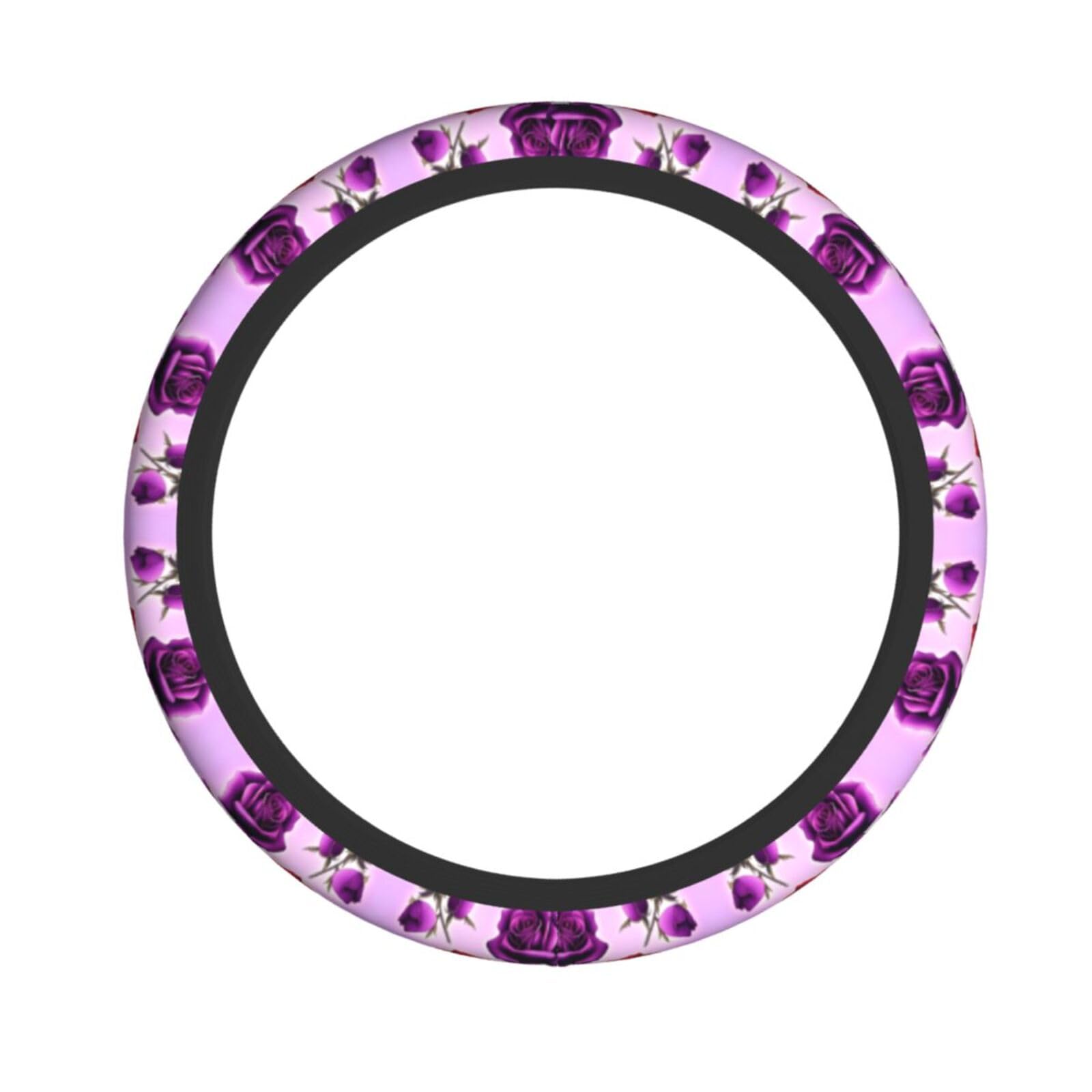 NABEAR Lenkradbezug, rote und violette Rosen, Auto-Lenkradschutz, rutschfester Griff für Männer und Frauen, 37,5–48,1 cm NABEAR Lenkradbezug, rote und violette Rosen, Auto-Lenkradschutz, rutschfester Griff für Männer und Frauen, 37,5–48,1 cm von NABEAR