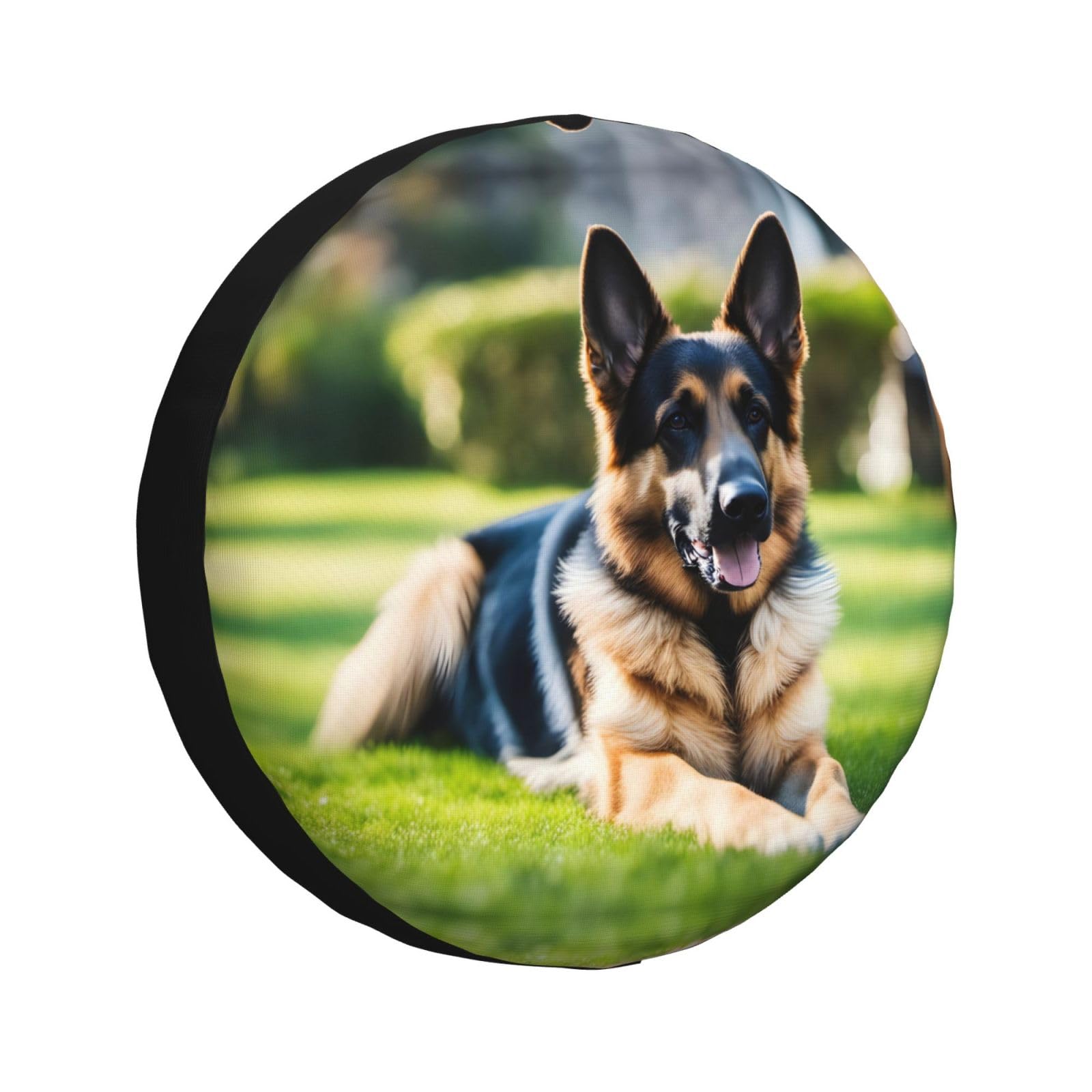 Reifenabdeckung für Deutscher Schäferhund, Allwetterschutz für Anhänger, SUV, LKW und mehr, 35,6 cm, 40,6 cm, 43,2 cm, 43,2 cm Reifenabdeckung für Deutscher Schäferhund, Allwetterschutz für Anhänger, SUV, LKW und mehr, 35,6 cm, 40,6 cm, 43,2 cm, 43,2 cm von NABEAR