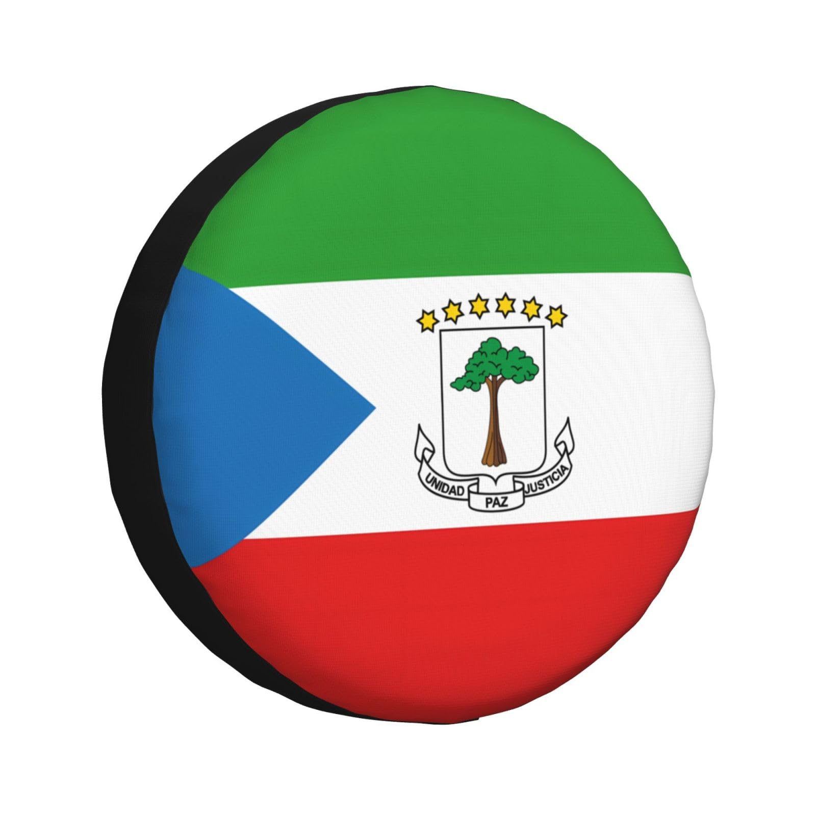 Reifenabdeckung mit Flagge von Äquatorialguinea, Radabdeckung, Allwetterschutz für Anhänger, SUV, LKW und mehr, 35,6 cm, 40,6 cm, 43,2 cm Reifenabdeckung mit Flagge von Äquatorialguinea, Radabdeckung, Allwetterschutz für Anhänger, SUV, LKW und mehr, 35,6 cm, 40,6 cm, 43,2 cm von NABEAR