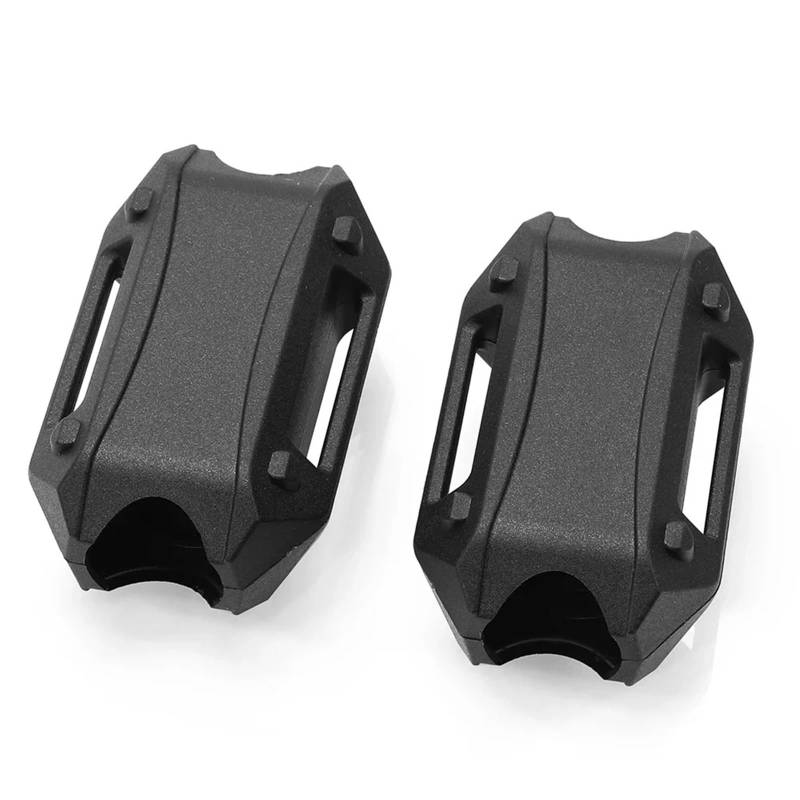 motorrad stoßstangen blöcke 25MM Motorrad Motor Schutz Crash Bar Stoßstange Block Fit Für Honda BMW R1200GS LC ADV F700GS F800GS Varadero 1000 Motorrad Sturzbügel(Black pair) von NADCFN