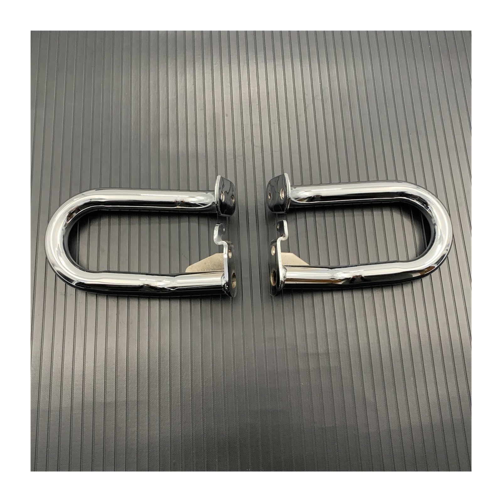 motorrad stoßstangen blöcke Chrom Motorrad Crash Bar Motor Schutz Schutz Fit Für Honda Goldwing 1800 GL1800 GL1800A 2001-2017 Motorrad Sturzbügel(Foot Pedal) von NADCFN
