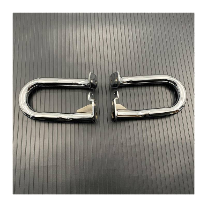 motorrad stoßstangen blöcke Chrom Motorrad Crash Bar Motor Schutz Schutz Fit Für Honda Goldwing 1800 GL1800 GL1800A 2001-2017 Motorrad Sturzbügel(Foot Pedal) von NADCFN