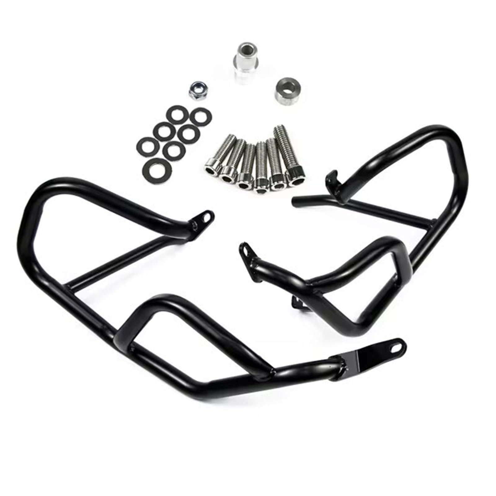 motorrad stoßstangen blöcke FIT Für BMW F850GS F750GS F 750 850 GS 2017-2023 Motorrad Motor Schutz Verkleidung Rahmen Crash Tank Bar Stoßstange Motorrad Sturzbügel(Lower-black) von NADCFN