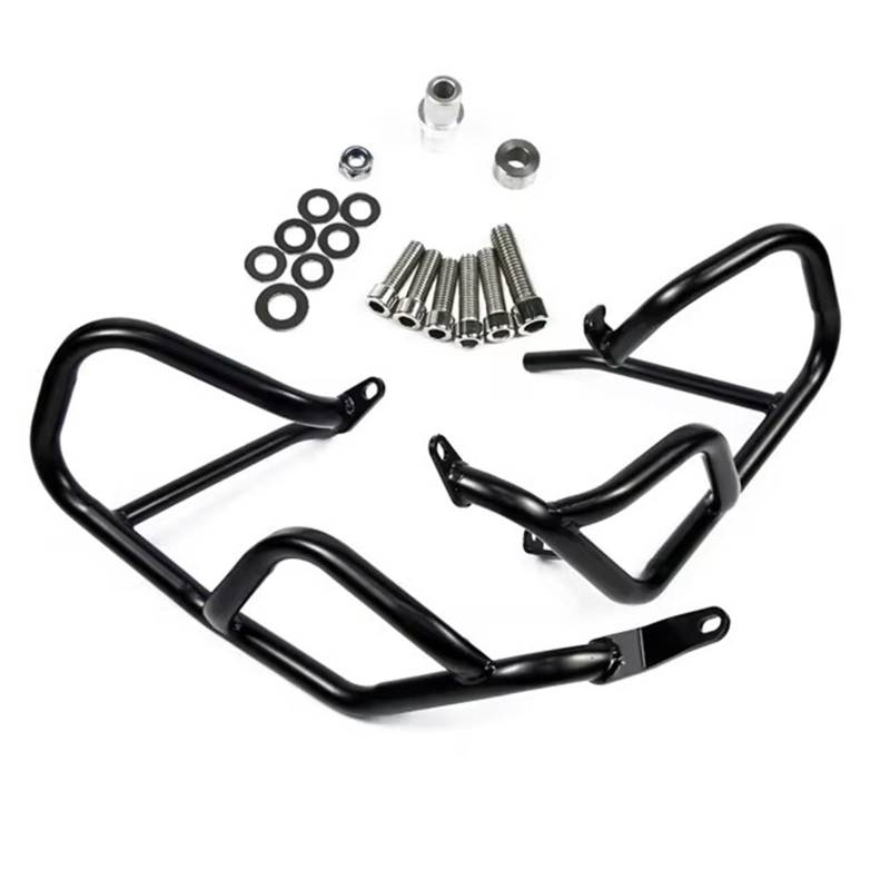 motorrad stoßstangen blöcke FIT Für BMW F850GS F750GS F 750 850 GS 2017-2023 Motorrad Motor Schutz Verkleidung Rahmen Crash Tank Bar Stoßstange Motorrad Sturzbügel(Lower-black) von NADCFN