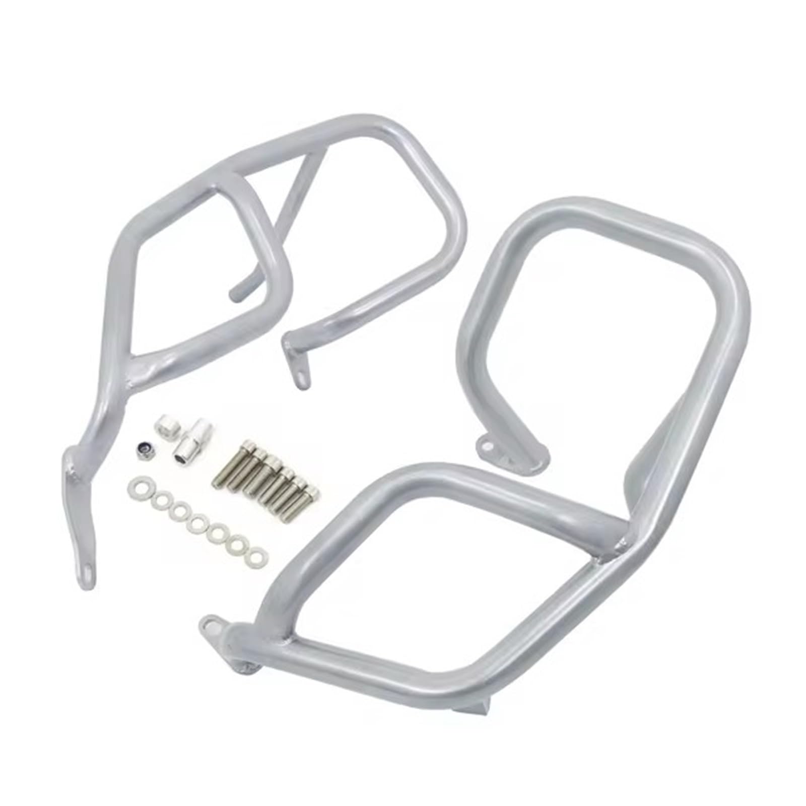 motorrad stoßstangen blöcke FIT Für BMW F850GS F750GS F 750 850 GS 2017-2023 Motorrad Motor Schutz Verkleidung Rahmen Crash Tank Bar Stoßstange Motorrad Sturzbügel(Lower-silver) von NADCFN