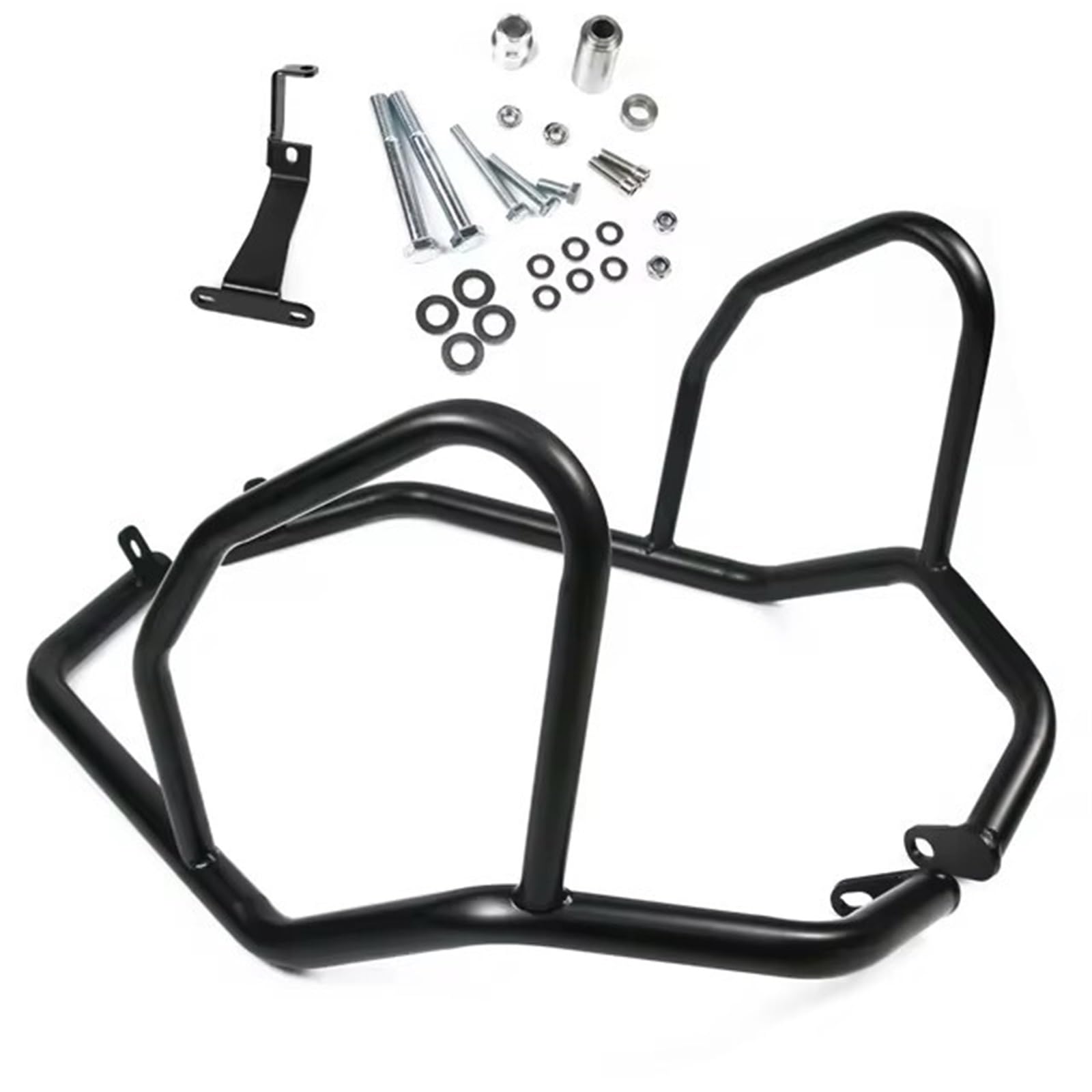 motorrad stoßstangen blöcke FIT Für BMW F850GS F750GS F 750 850 GS 2017-2023 Motorrad Motor Schutz Verkleidung Rahmen Crash Tank Bar Stoßstange Motorrad Sturzbügel(Upper-black) von NADCFN